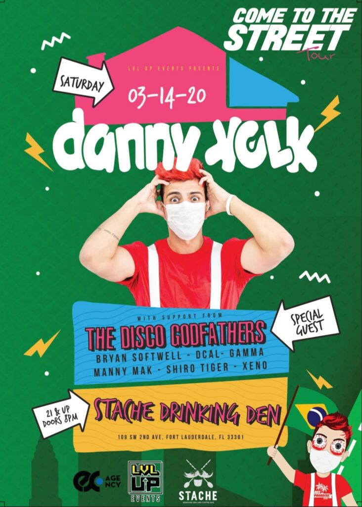 Danny Kolk performance poster