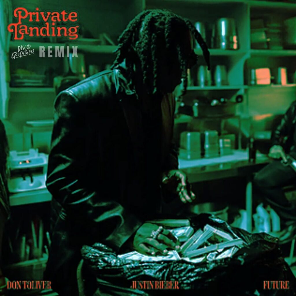 Album cover of a black man shopping in a dark store