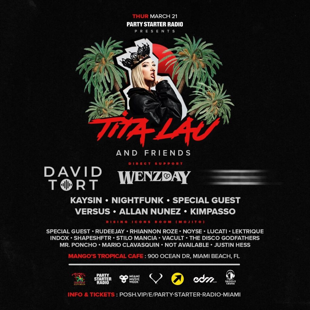 full lineup poster for tita lau and friends